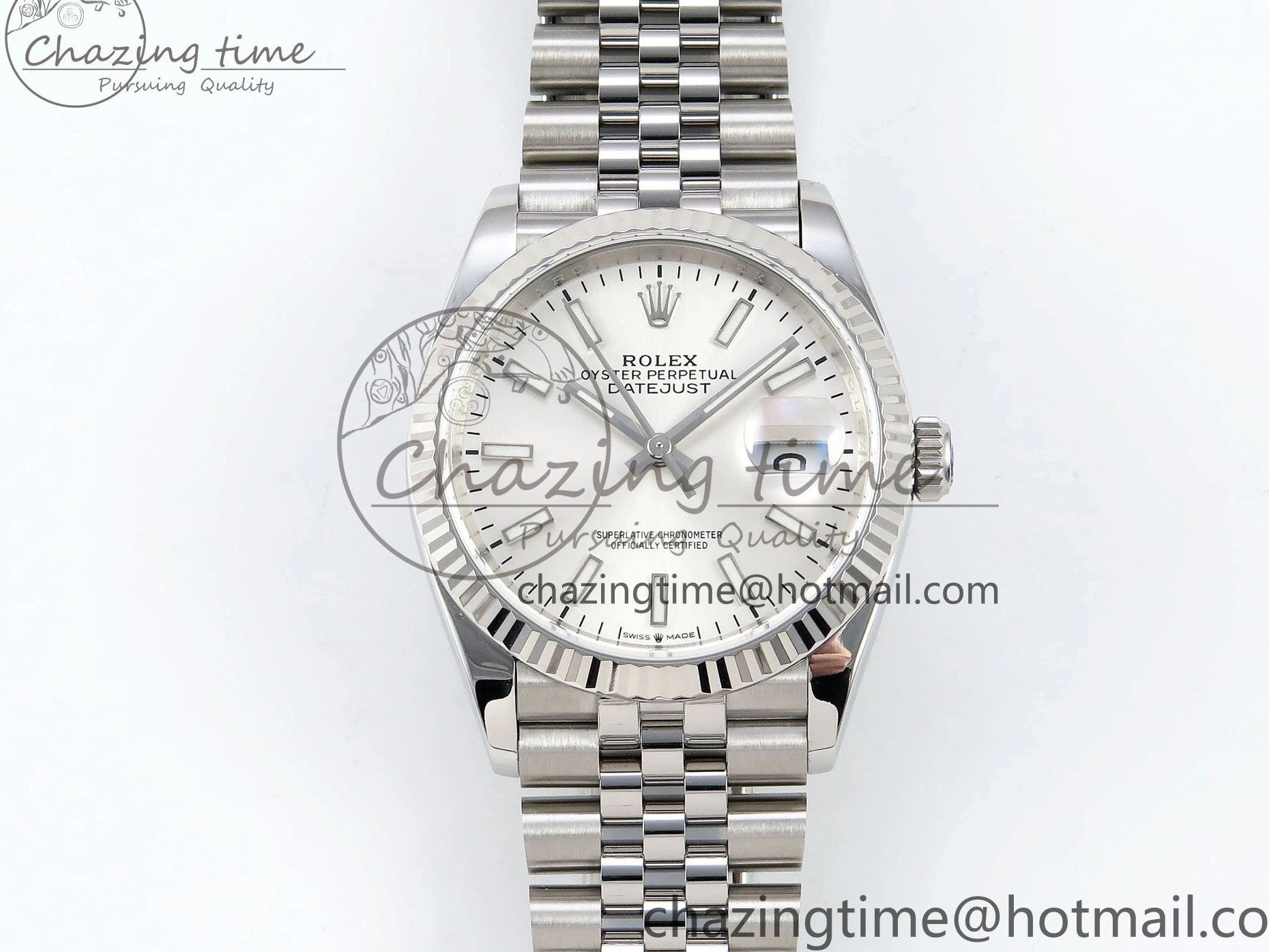 Best AAA Replica Sites Silver 1:1 Steel APF Youthful 904L VR on 126234 Edition 36 DateJust Sitck Best Bracelet Jubilee 1579 SS Dial 0101